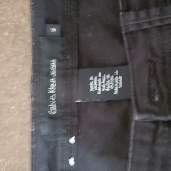 CALVIN Klein Jeans. Women's Size 12. Black - Picture 2 of 3
